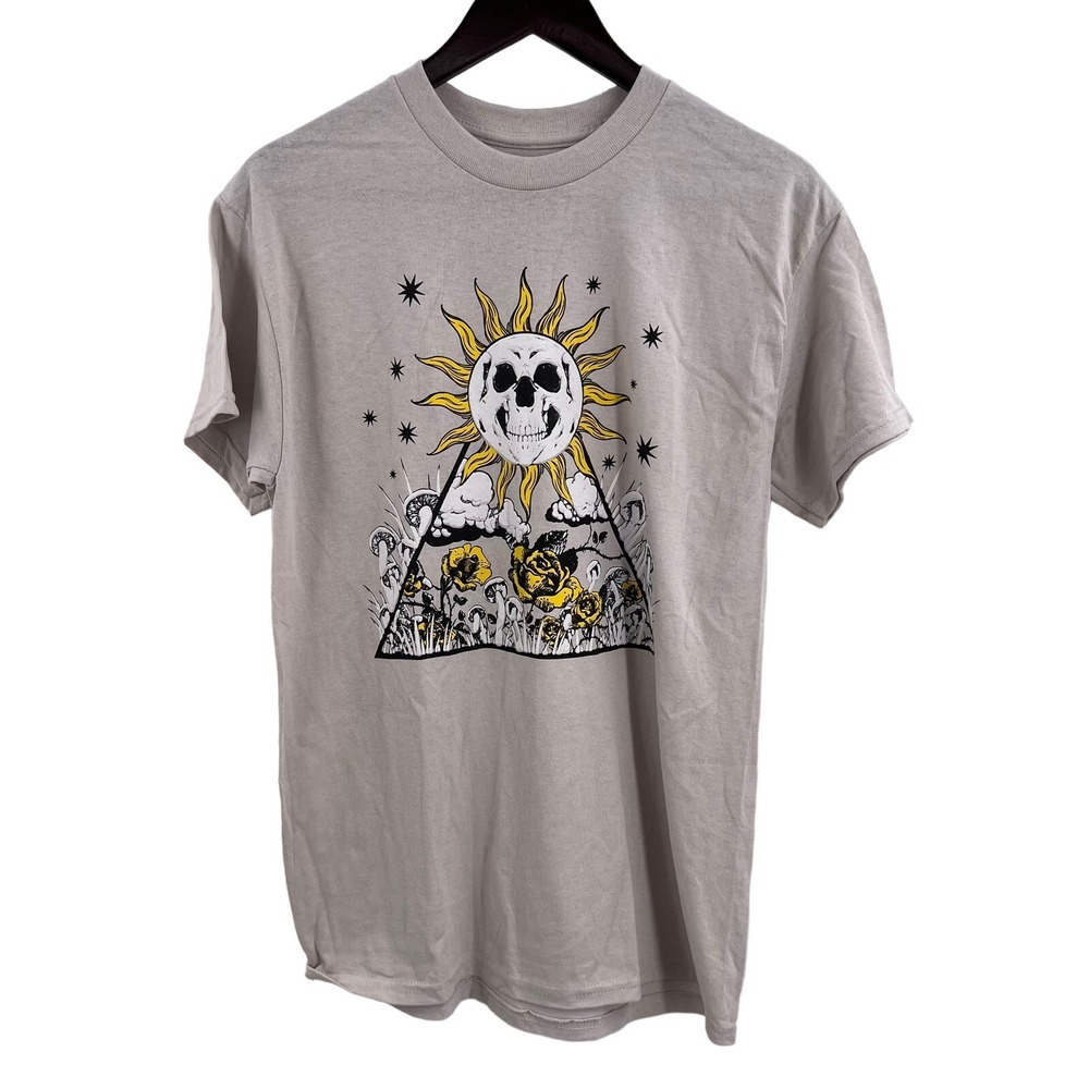 Spencer's Skull Sunshine‎ Flower Tee Medium